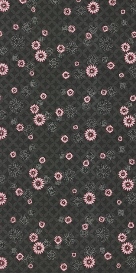 2528 BLACK HAZY FLOWER